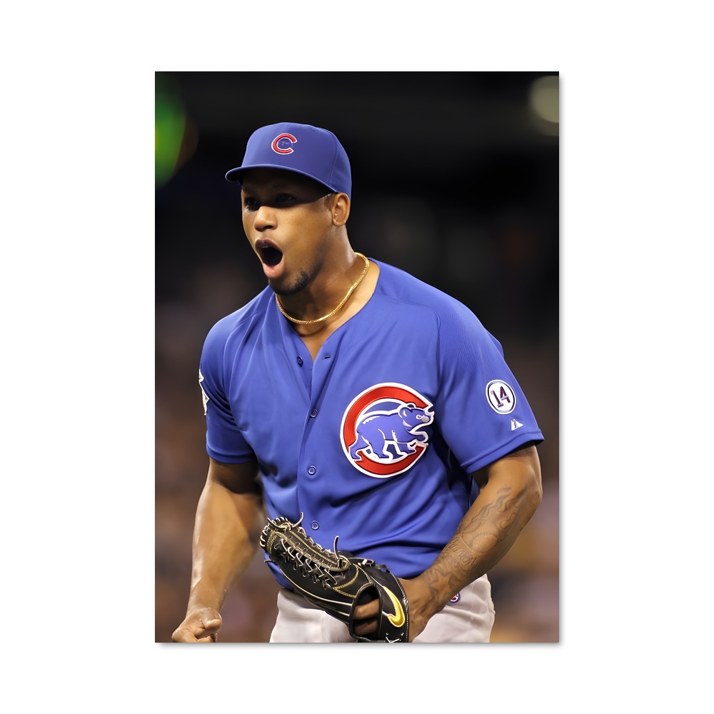 Poster La Réaction de Carlos – affiche Baseball